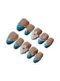 Aqua Floral - Nailsnail