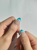Aqua Floral - Nailsnail
